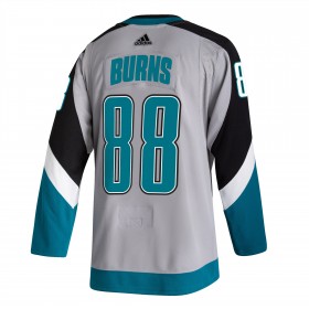 San Jose Sharks Brent Burns 88 2020-21 Reverse Retro Authentic Shirt - Mannen